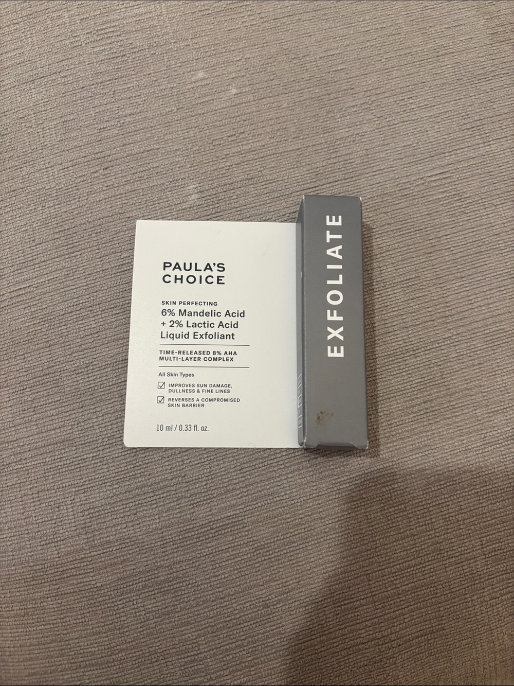 Paula's Choice 6% Mandelic + 2% Lactic Acid Liquid Exfoliant - White & Gray